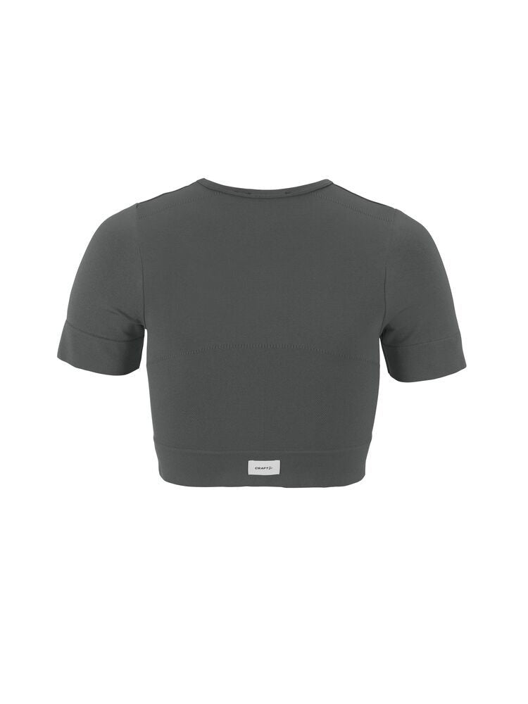 Collective Seamless Cropped Short Sleeve Top Damen