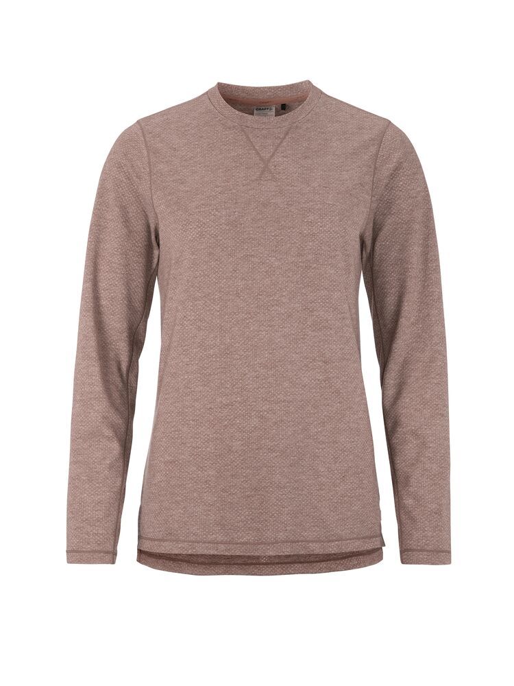 Thermal Mesh Crew Neck Damen