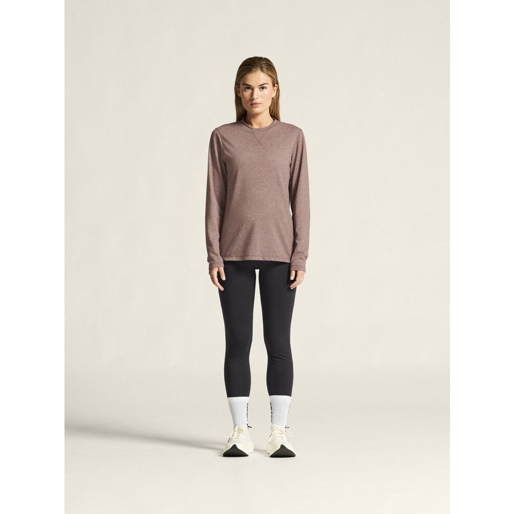 Thermal Mesh Crew Neck Damen