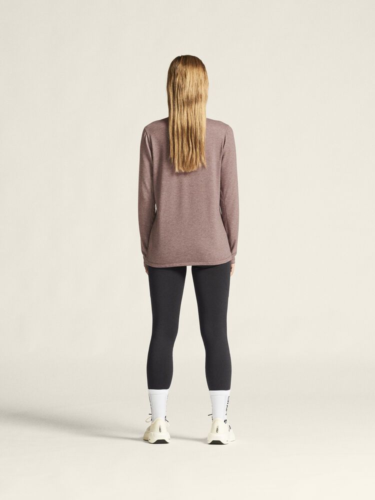 Thermal Mesh Crew Neck Damen