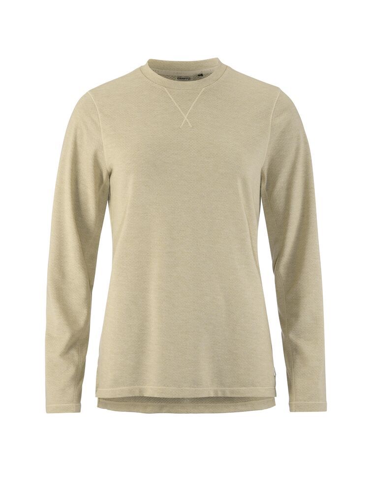Thermal Mesh Crew Neck Damen