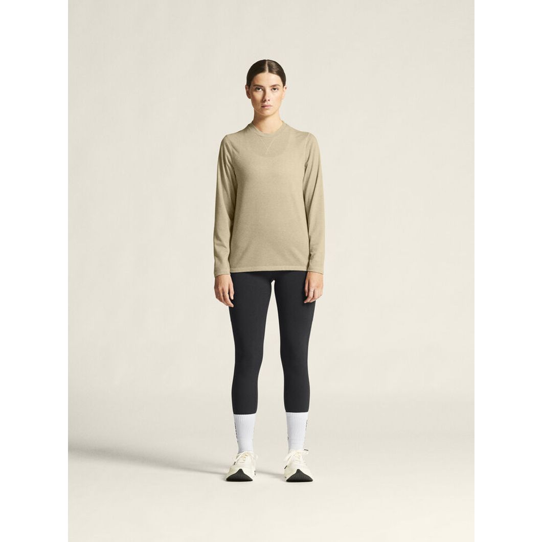 Thermal Mesh Crew Neck Damen