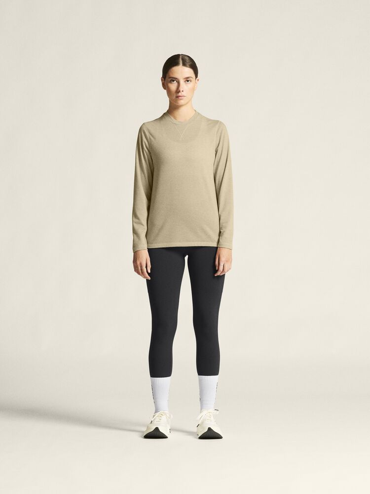 Thermal Mesh Crew Neck Damen