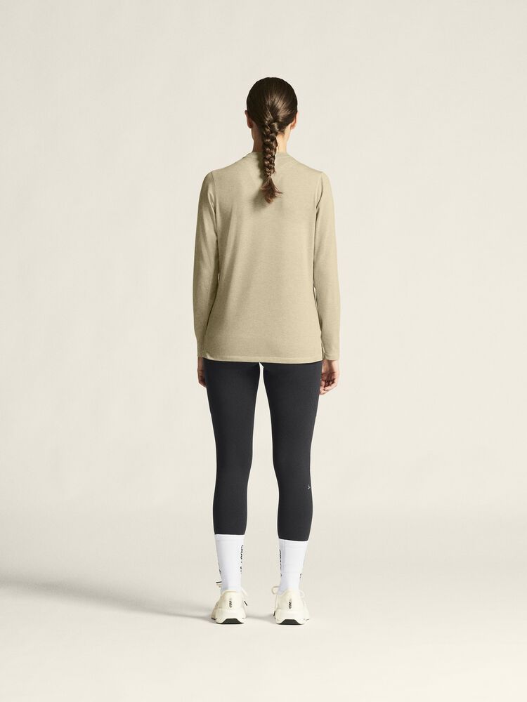 Thermal Mesh Crew Neck Damen