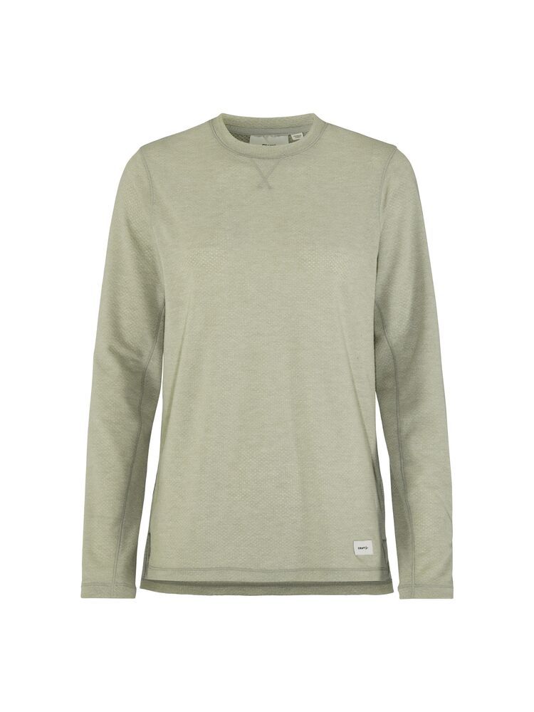 Thermal Mesh Crew Neck Damen