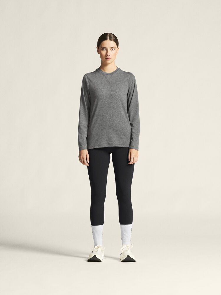 Thermal Mesh Crew Neck Damen