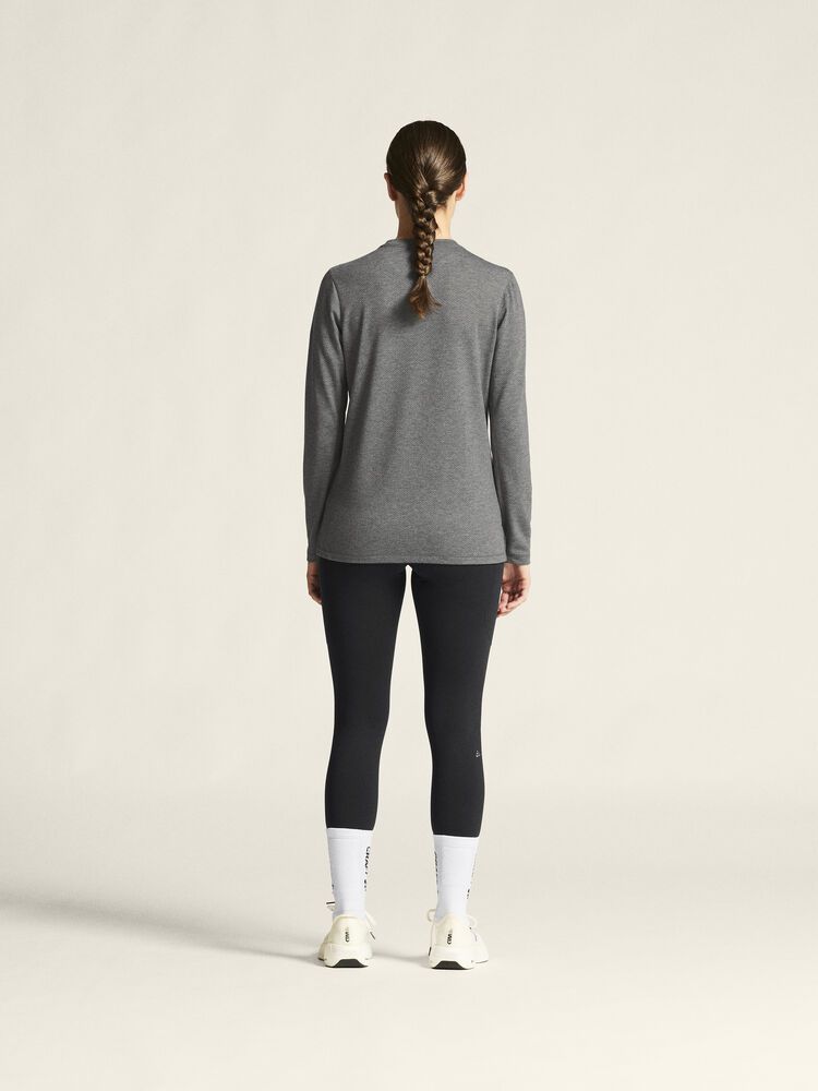 Thermal Mesh Crew Neck Damen