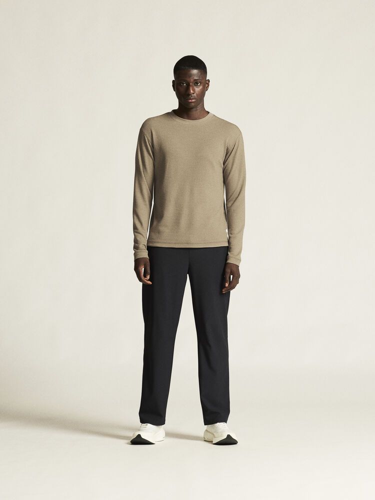 Wool Waffle Round Neck Trikot