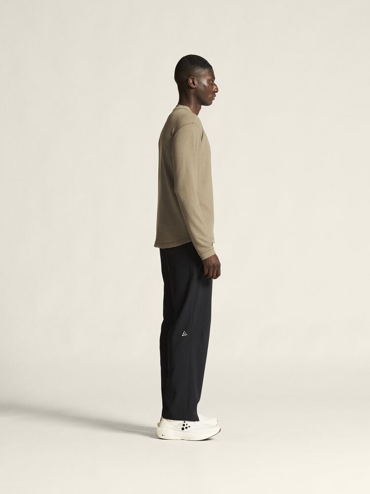Wool Waffle Round Neck Trikot
