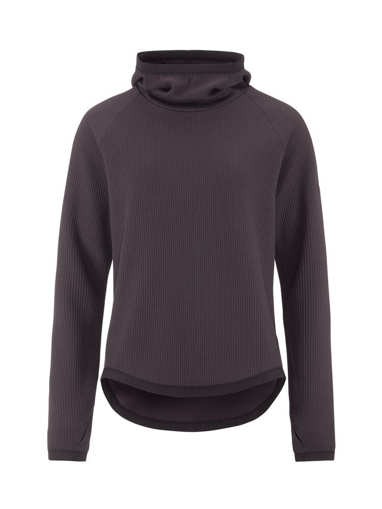 Grid Hood Hoodie Damen
