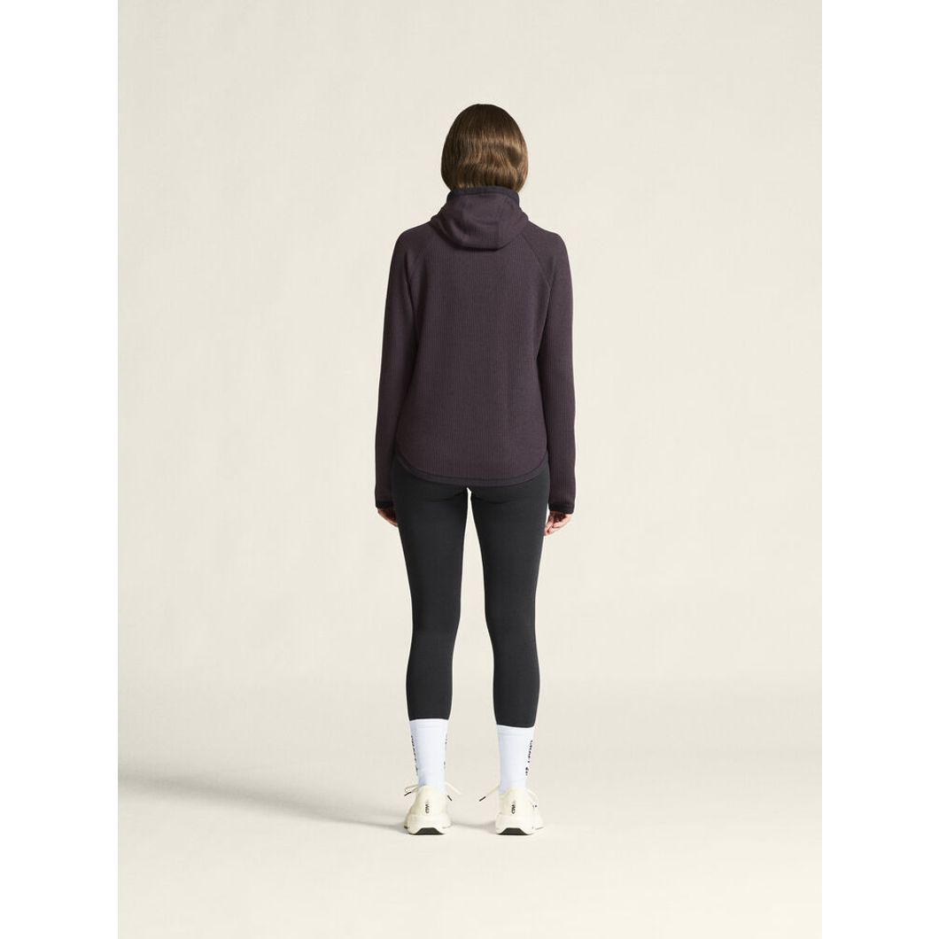 Grid Hood Hoodie Damen
