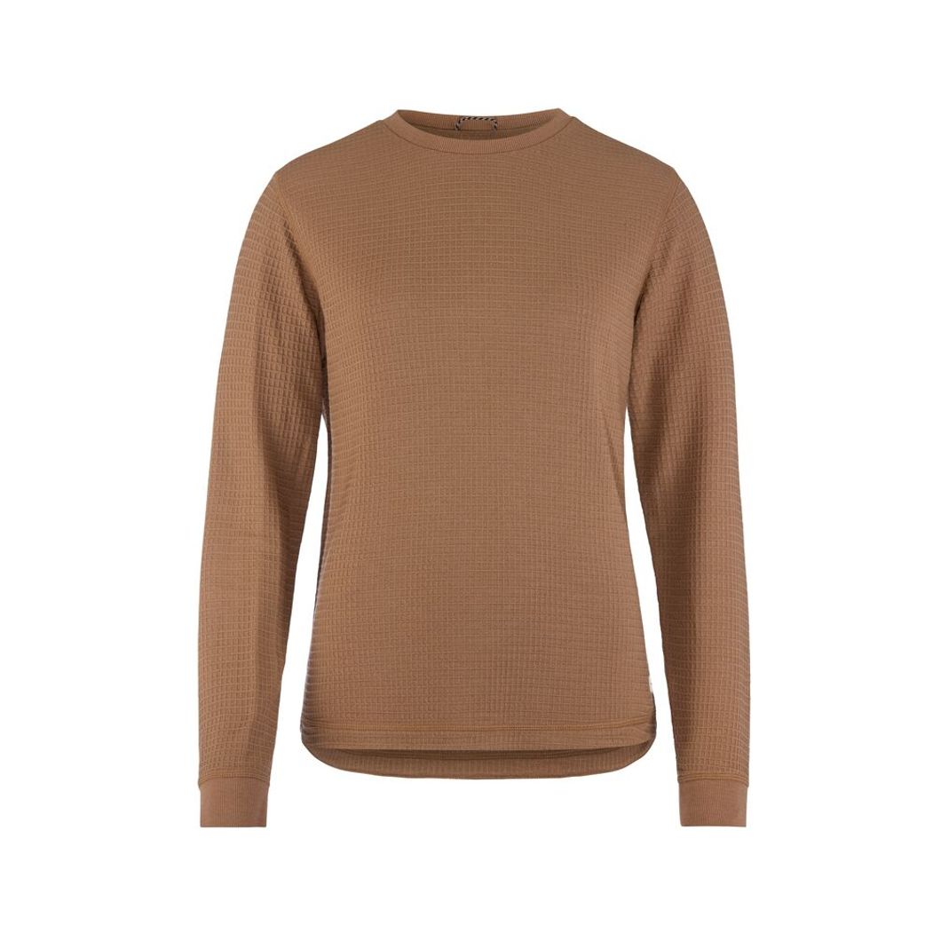Wool Waffle Rundhals Trikot Damen