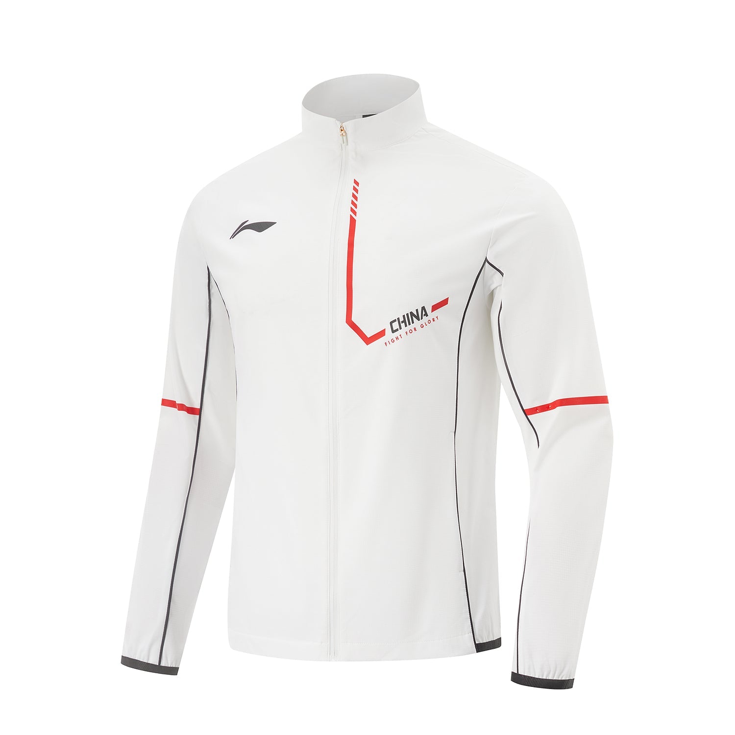 Herren China National Team Trainingsjacke 2025 weiß - AYYV011-3