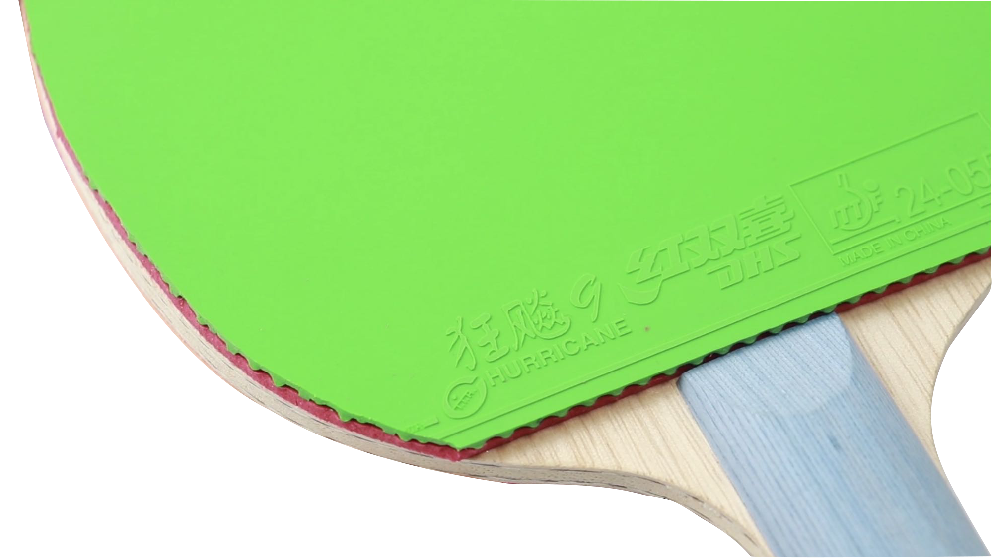 DHS Hurricane 9 2,15mm Soft 37 Belag Grün - DXDS029-7