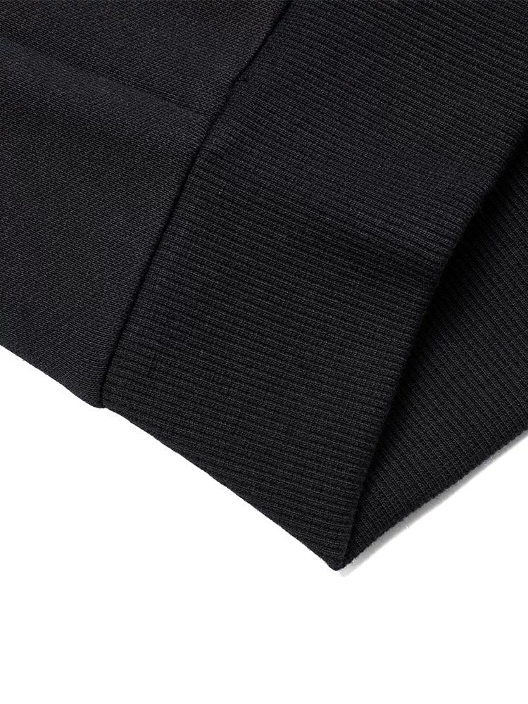 Unisex Skateboard Casual Sweater "LN FIRE" schwarz - AWDT949-1