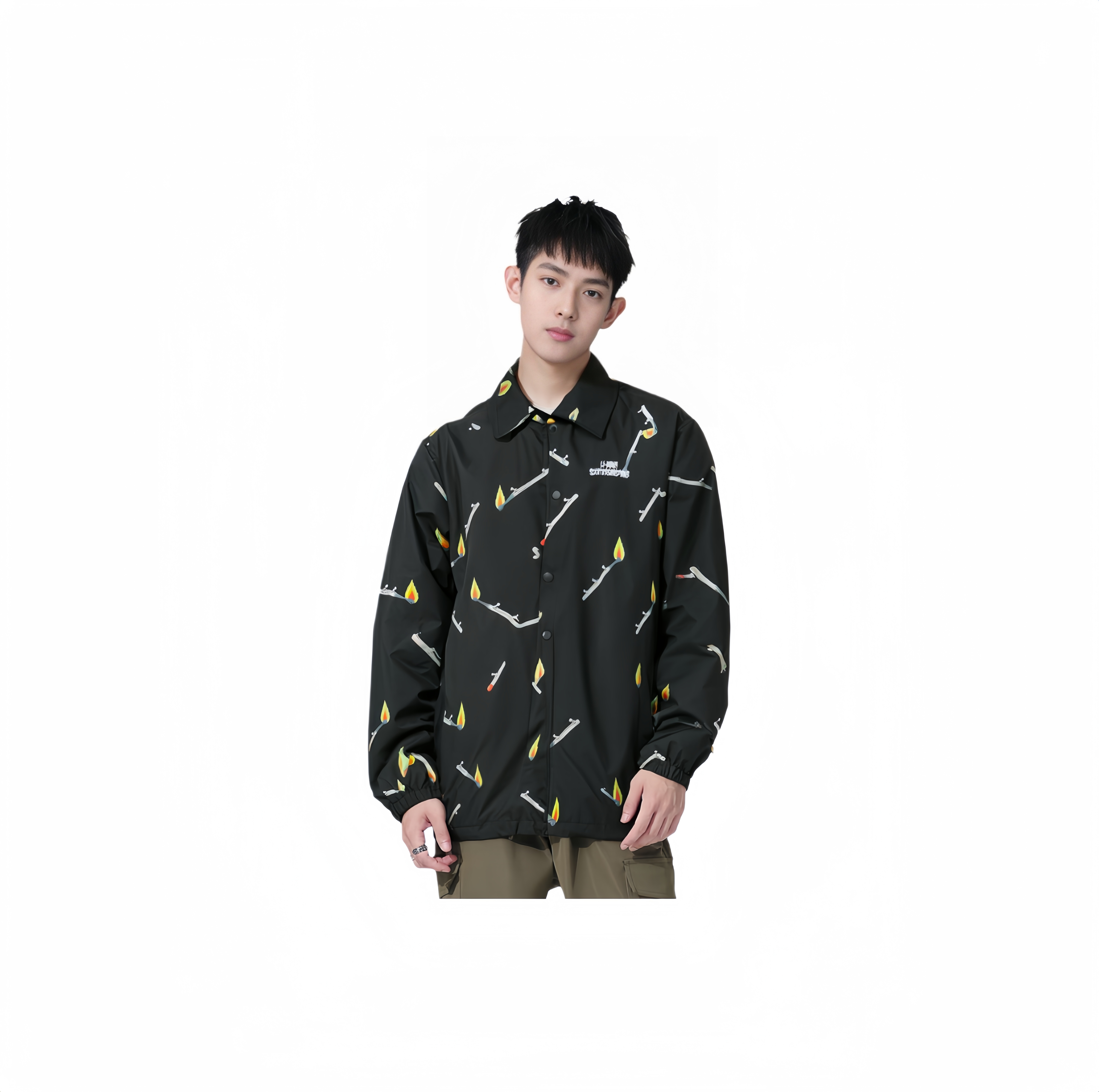Unisex Skateboard Casual Windbreaker "Skateboards" LTD schwarz - AFDT699-2