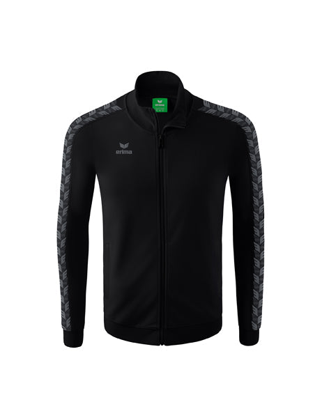Essential Team Tracktop Jacke Erwachsene; Kinder schwarz/slate grey