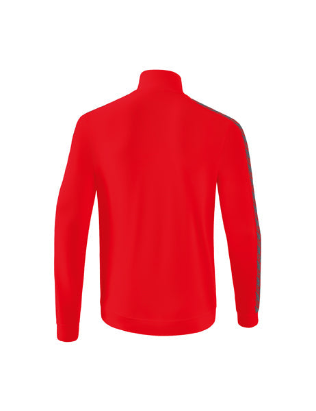Essential Team Tracktop Jacke Erwachsene; Kinder rot/slate grey