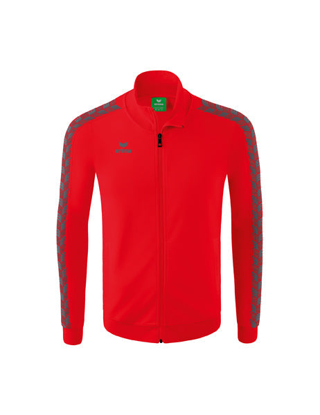 Essential Team Tracktop Jacke Erwachsene; Kinder rot/slate grey