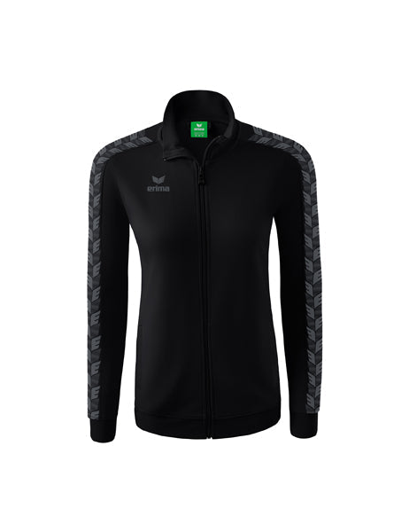 Essential Team Tracktop Jacke Damen schwarz/slate grey