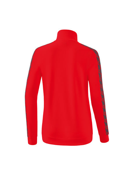 Essential Team Tracktop Jacke Damen rot/slate grey