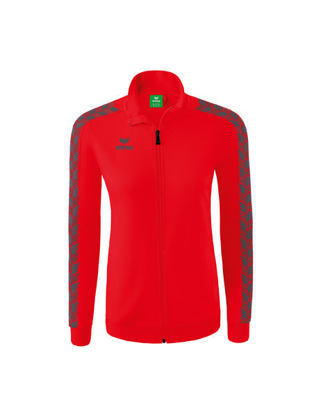 Essential Team Tracktop Jacke Damen rot/slate grey