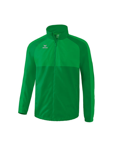 Team Allwetterjacke Erwachsene; Kinder smaragd