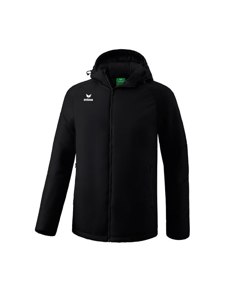 Team Winterjacke Erwachsene; Kinder schwarz