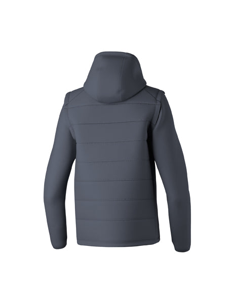 TEAM Jacke mit abnehmbaren Ärmeln Erwachsene slate grey