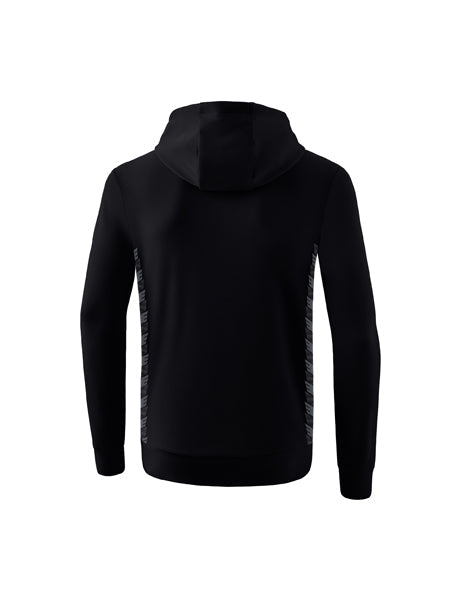Essential Team Kapuzensweat Erwachsene; Kinder schwarz/slate grey