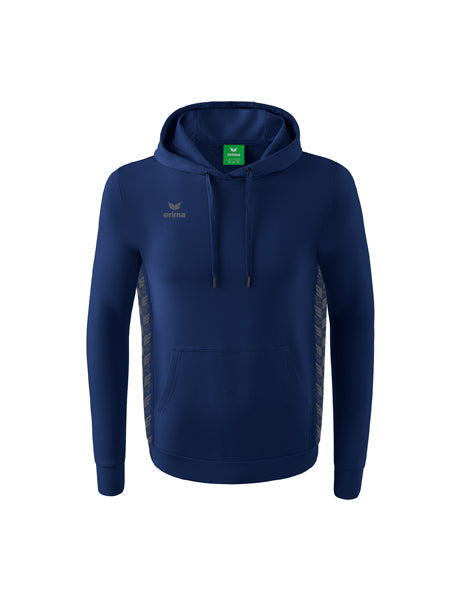 Essential Team Kapuzensweat Erwachsene; Kinder new navy/slate grey