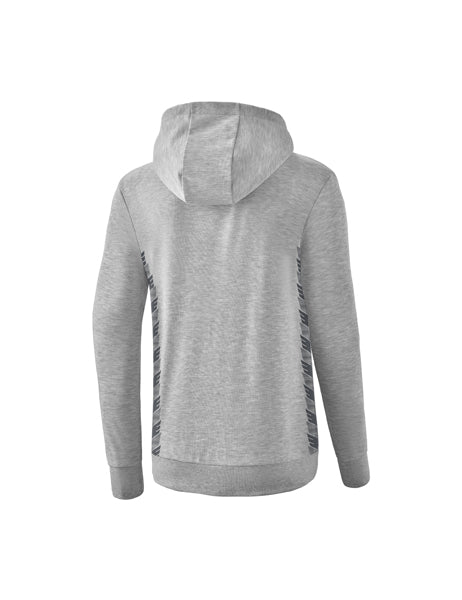 Essential Team Kapuzensweat Damen hellgrau melange/slate grey