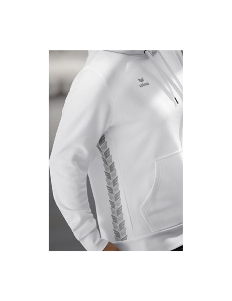 Essential Team Kapuzensweat Damen weiß/monument grey