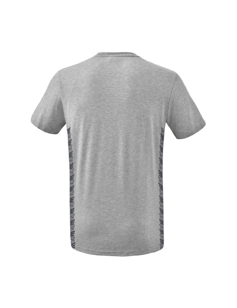 Essential Team T-Shirt Erwachsene; Kinder hellgrau melange/slate grey