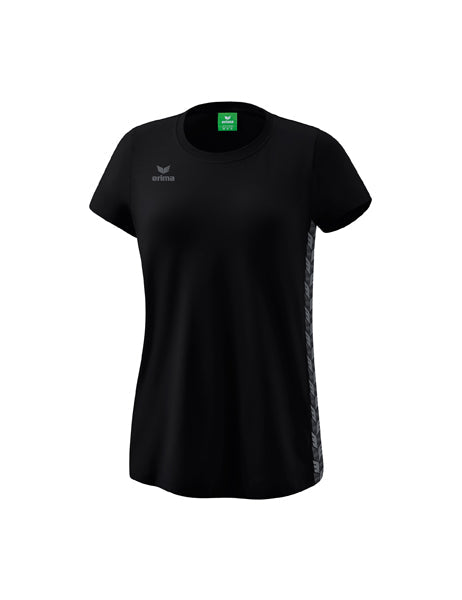Essential Team T-Shirt Damen schwarz/slate grey