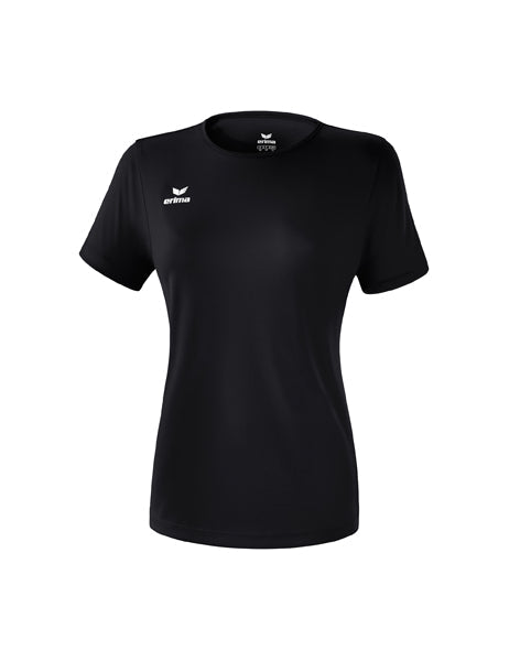Funktions Teamsport T-Shirt Damen schwarz