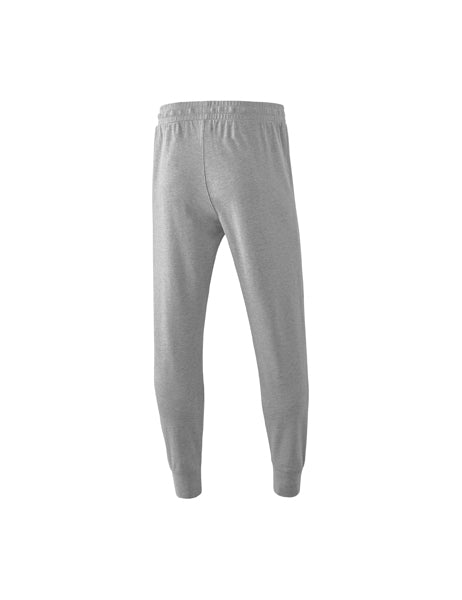 Essential Sweathose Erwachsene; Kinder hellgrau melange/schwarz