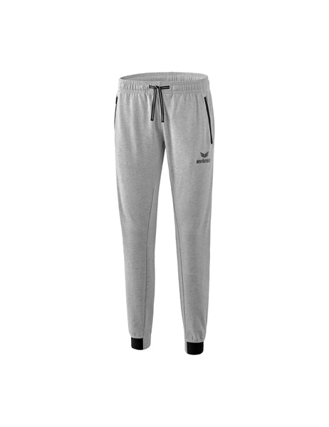 Essential Sweathose Damen hellgrau melange/schwarz