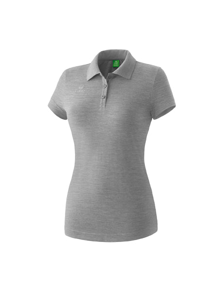 Teamsport Poloshirt Damen grau melange