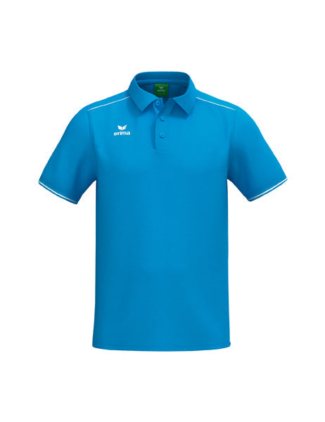 CMPT Poloshirt Erwachsene curacao/weiß