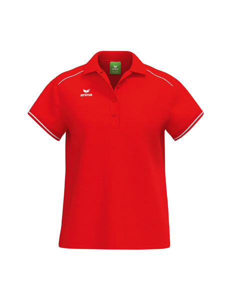 CMPT Poloshirt Damen rot/weiß