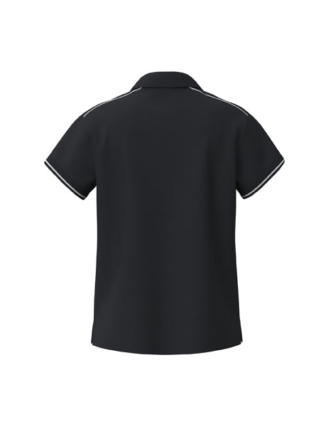 CMPT Poloshirt Damen schwarz/weiß