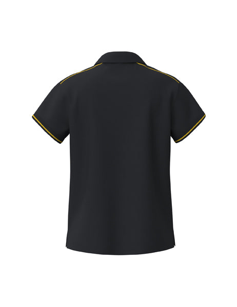 CMPT Poloshirt Damen schwarz/gelb