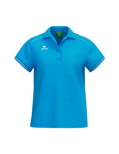 CMPT Poloshirt Damen curacao/weiß