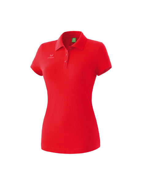 Teamsport Poloshirt Damen rot