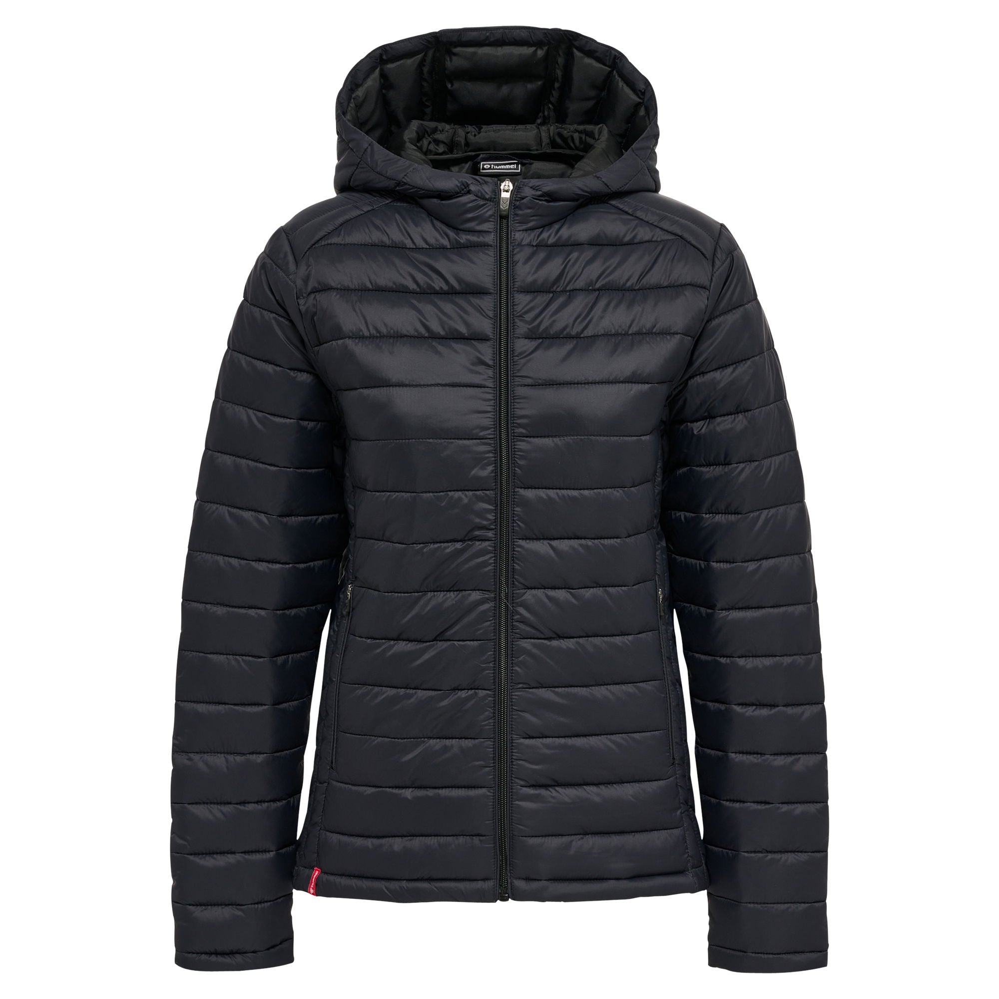 Hummel Red Quilted Hood Jacket Damen