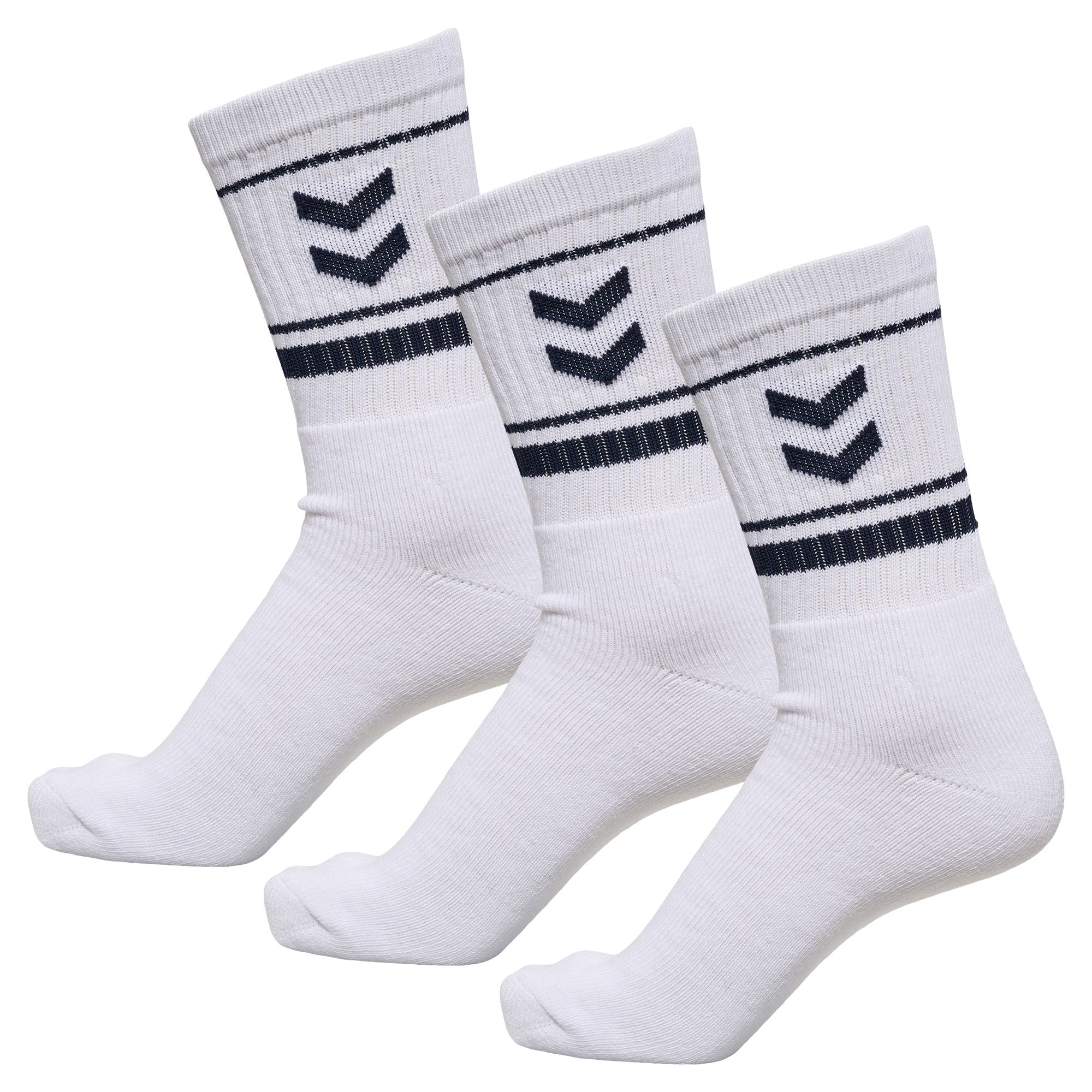 Hummel Stripe Crew 3-Pack Socks