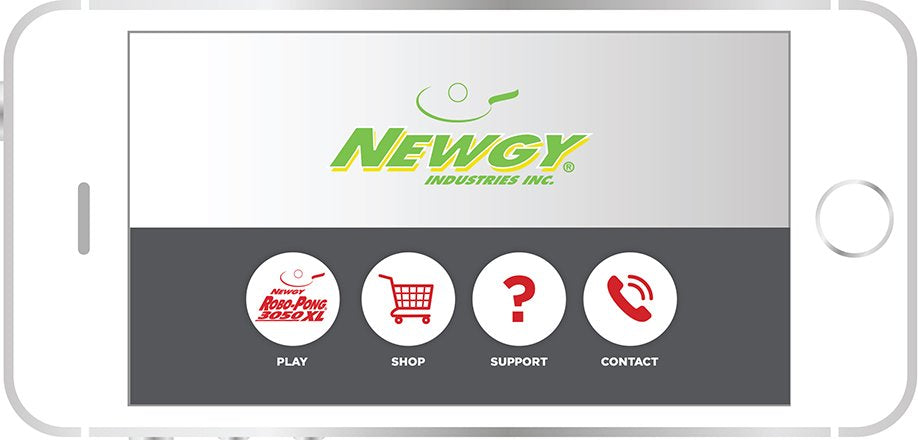 NEWGY Robopong 3050XL inkl. 72 DONIC Coach P40+ ** - Bälle