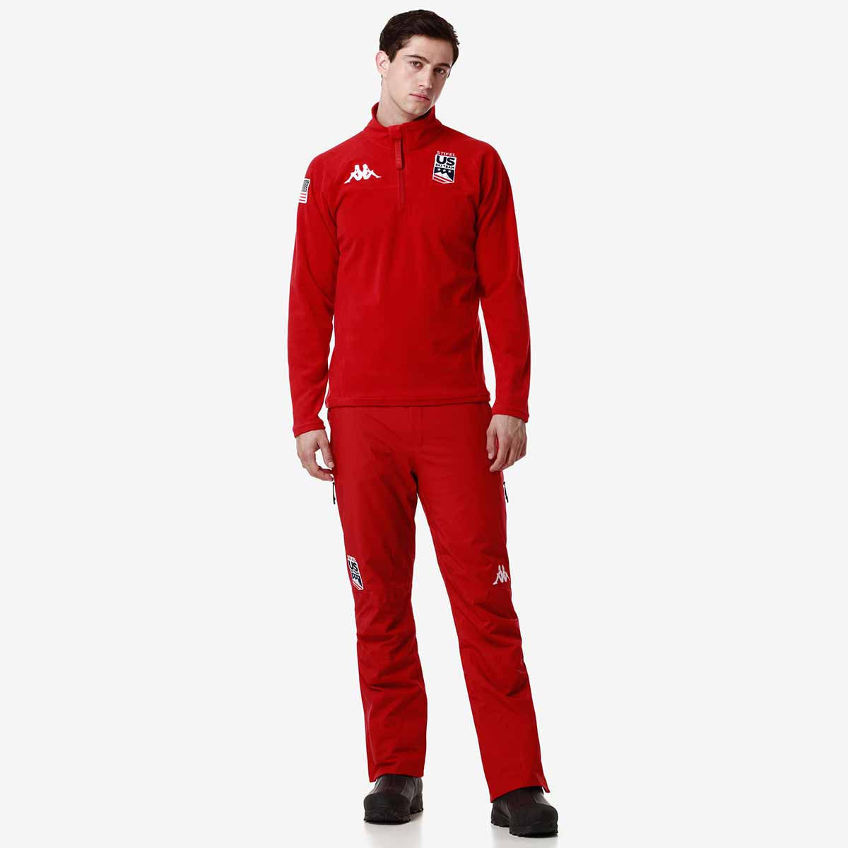 Sweatshirt 8Cento 818 US Ski Team Rot Herren - Bild 3