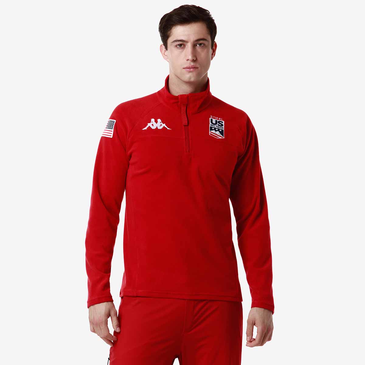 Sweatshirt 8Cento 818 US Ski Team Rot Herren - Bild 1